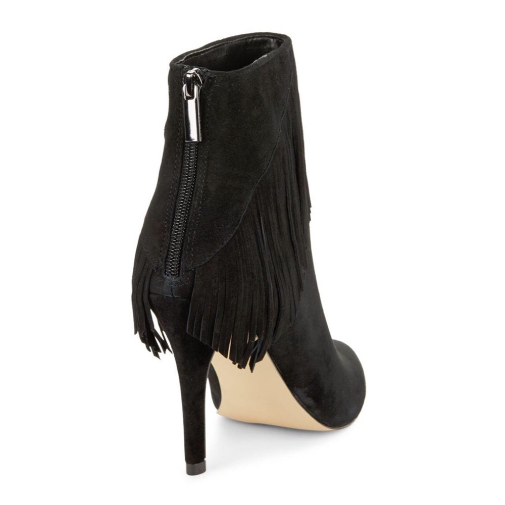 Sacks Fifth Avenue Fringe Tassel Suede Booties
